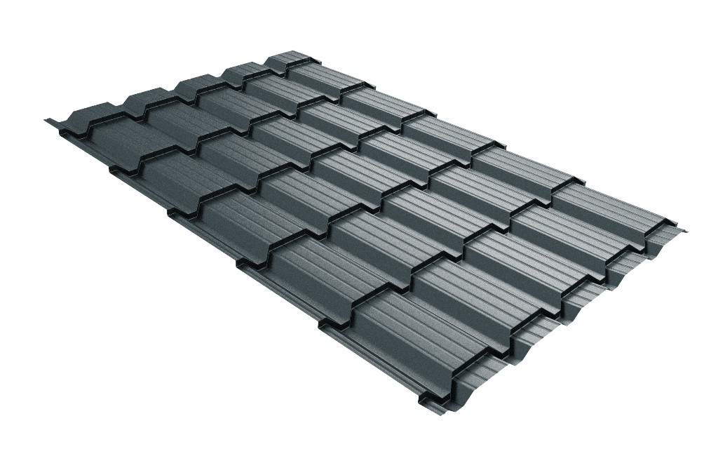 Металлочерепица Верховье квадро профи Grand Line 0,5 Velur X