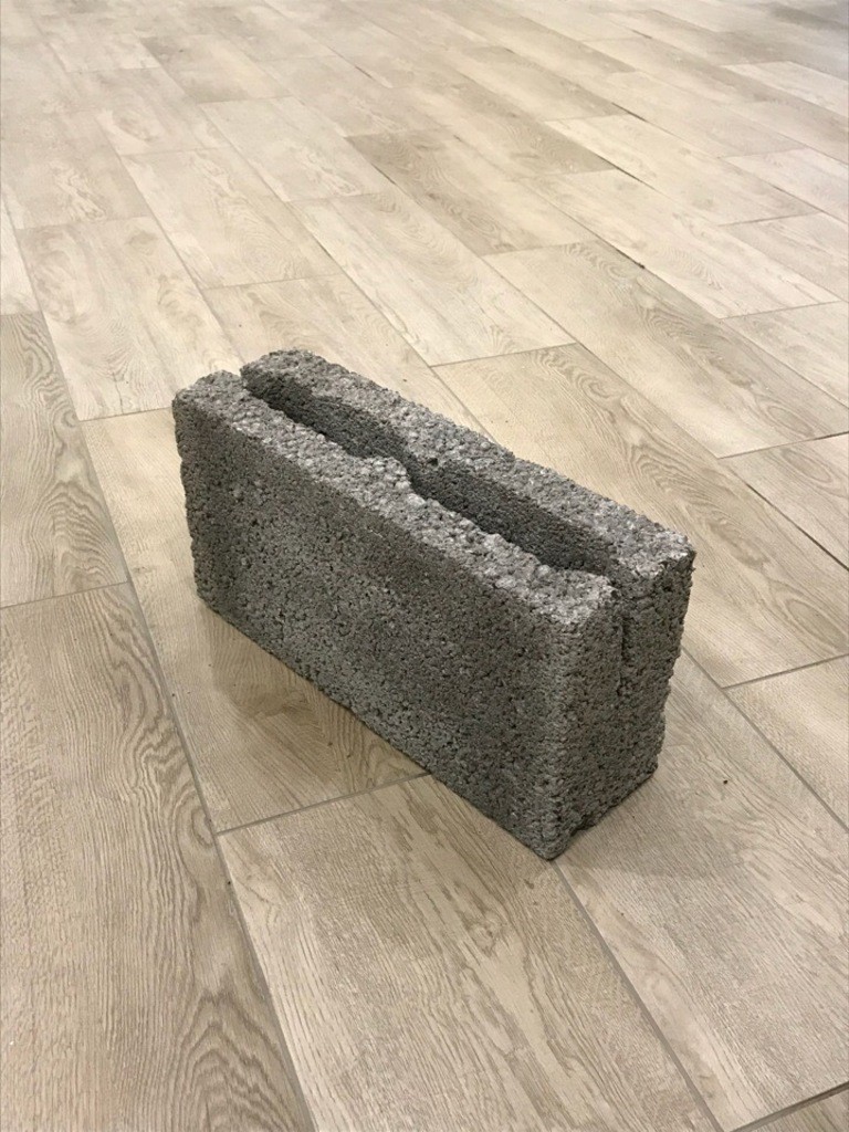 Керамзитобетонный блок перегородочный 120мм КБП-ПС12 (390-190-120)