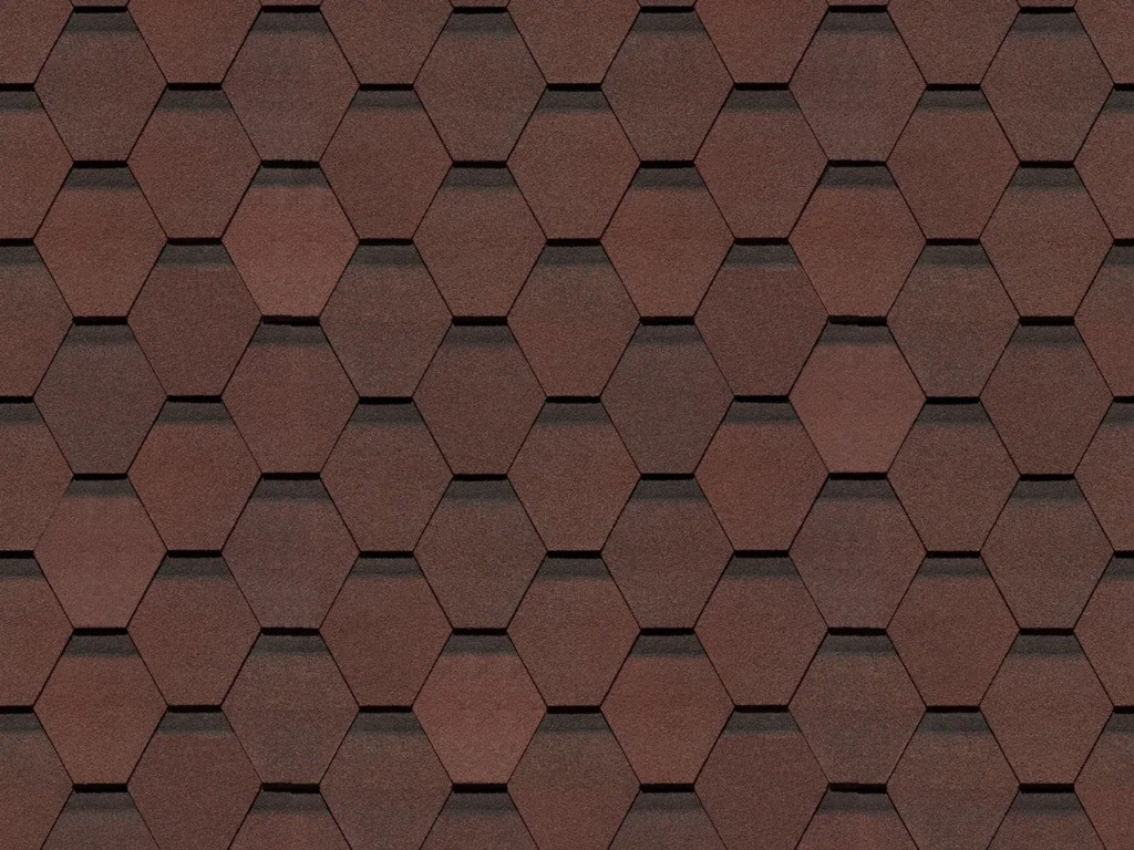 Гибкая черепица Docke PIE PREMIUM/ ШЕФФИЛД/ Зрелый каштан