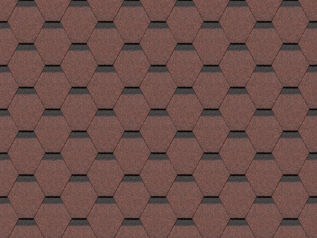 Гибкая черепица Docke PIE STANDARD /СОТА/ Красный