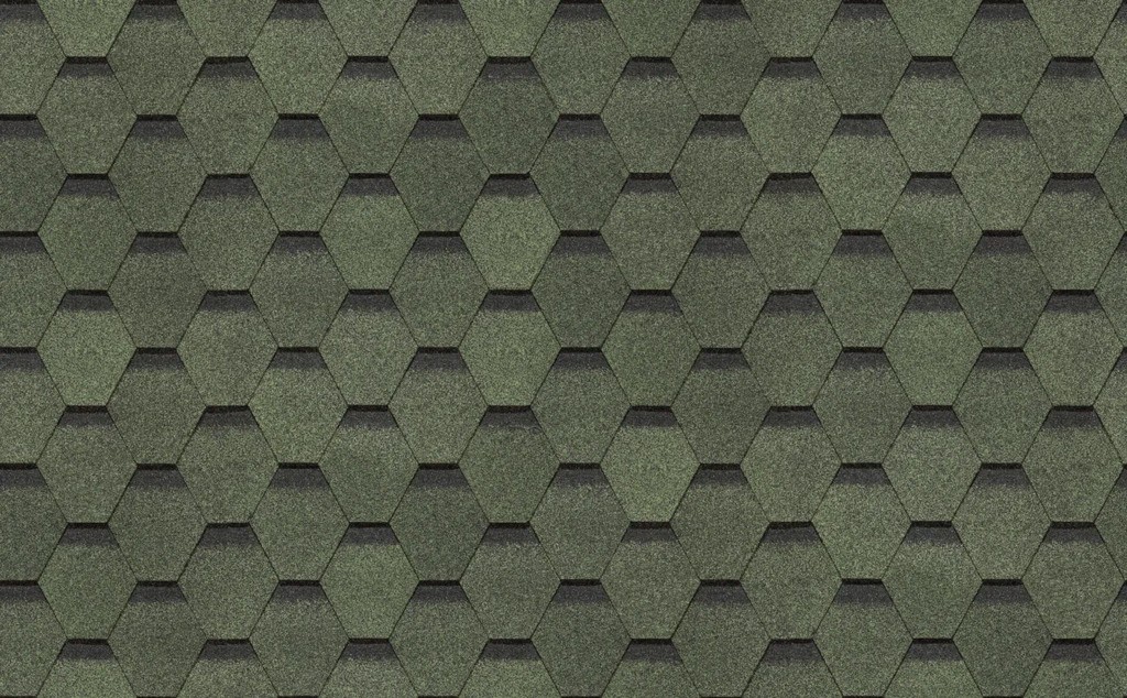 Гибкая черепица Docke PIE EUROPA/ KARAT/ Зеленый