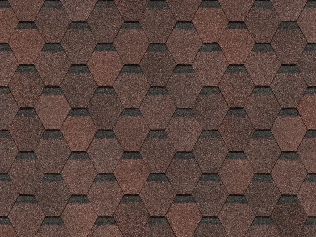 Гибкая черепица Docke PIE EUROPA/ KARAT/ Коричневый