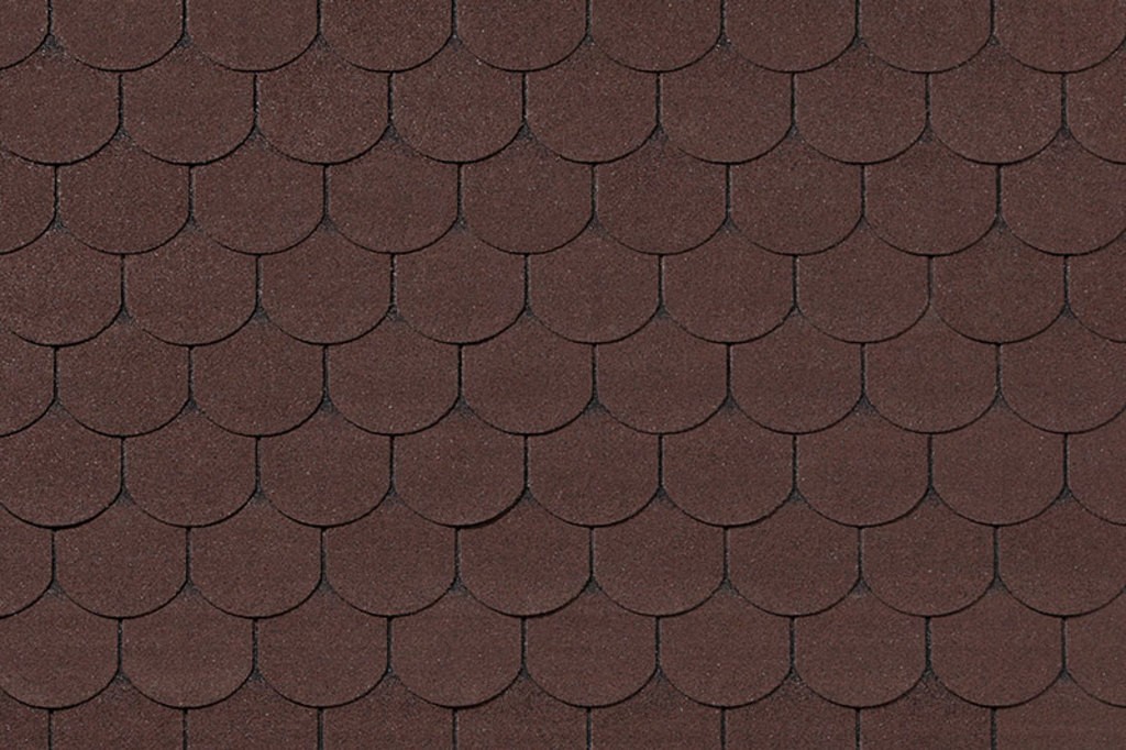 Гибкая черепица ROOFSHIELD/ ФЕМИЛИ ЛАЙТ ГОТИК / Коричневый с оттенением